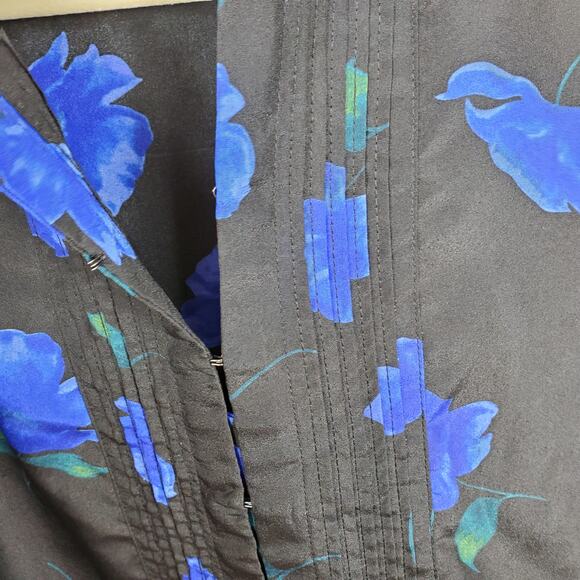 4/$25 Larry Levine Floral Tunic Top women's Size M - Picture 12 of 12